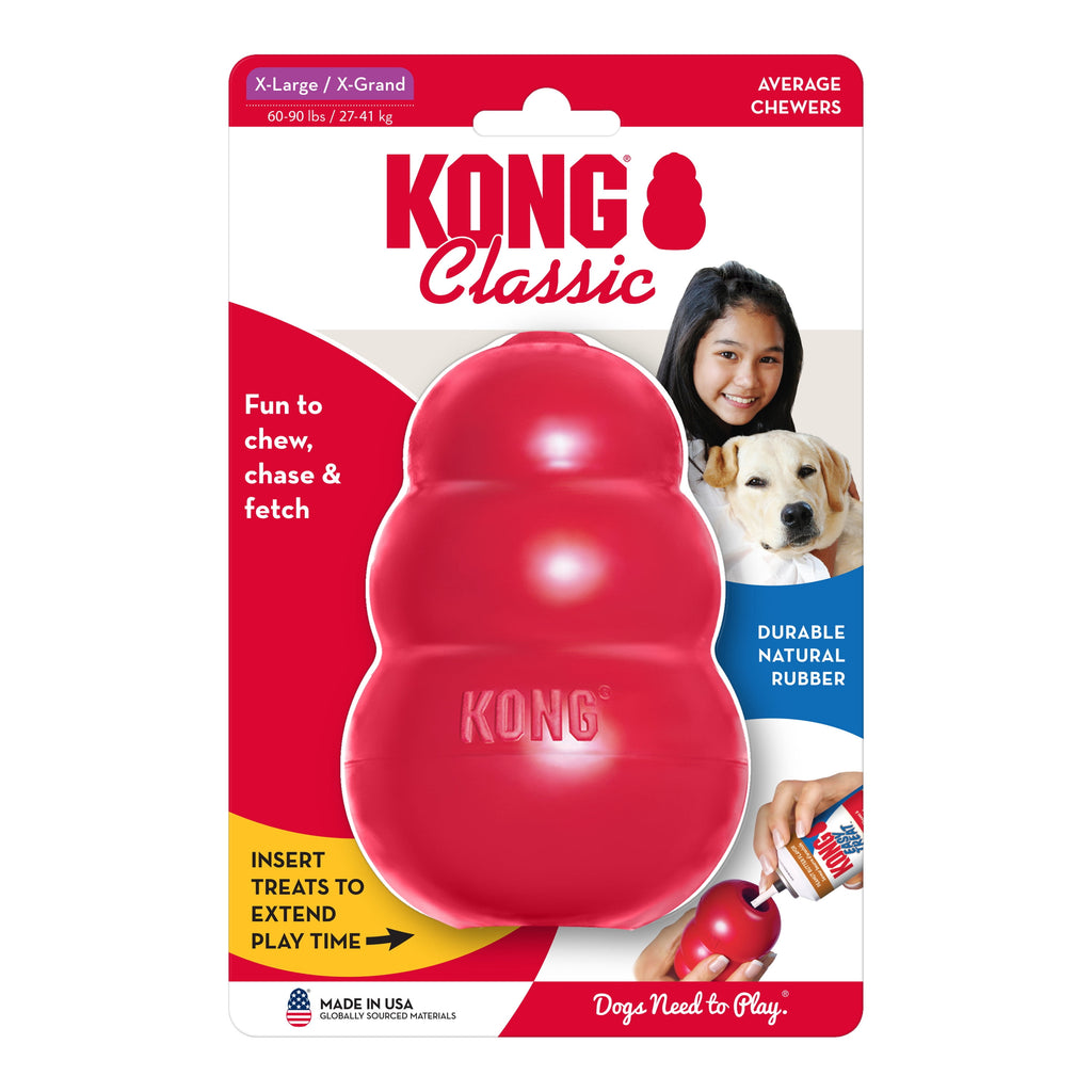 ® Classic Rubber Dog Toy for Average Chewers, Extra Large, for Dogs between 60-90 Lbs