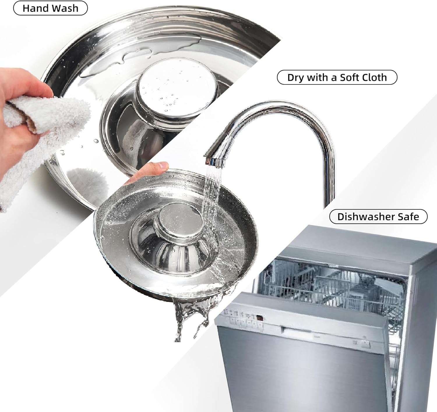 2 Pack Stainless Steel Puppy Bowls, Dog Feeding Bowl | Mush Feeder for Litters, Shallow Weaning for Food and Water, Multiple Dishes