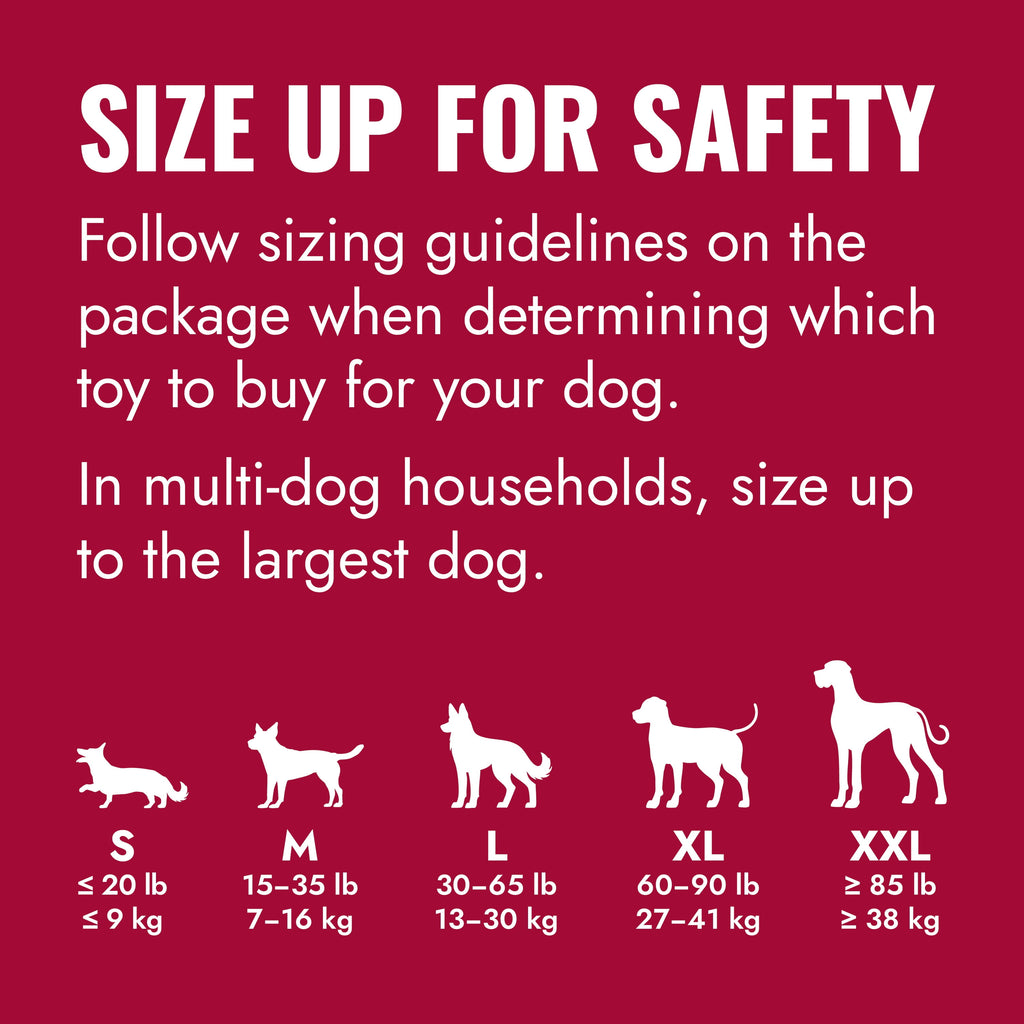 ® Classic Rubber Dog Toy for Average Chewers, Extra Large, for Dogs between 60-90 Lbs