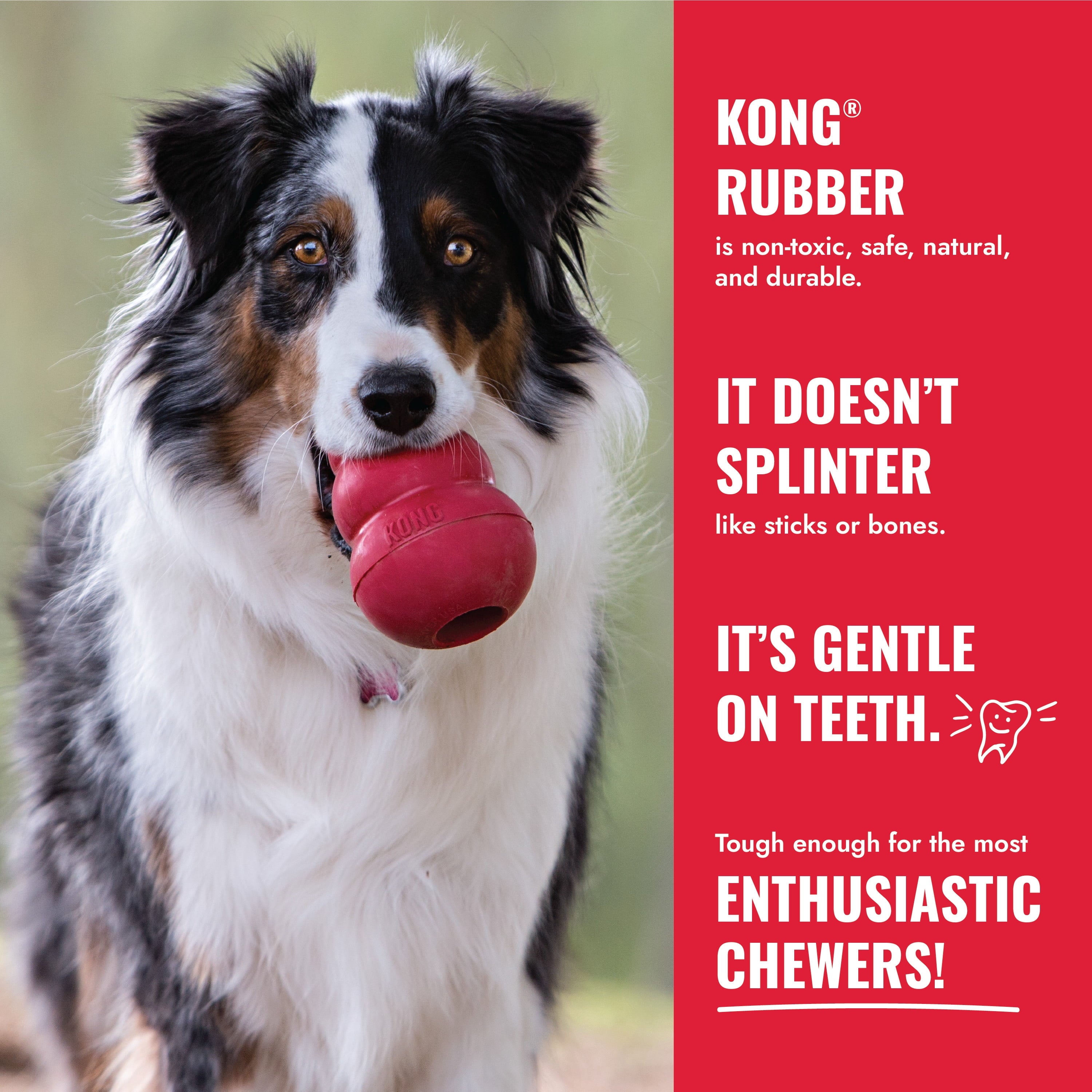 ® Classic Rubber Dog Toy for Average Chewers, Extra Large, for Dogs between 60-90 Lbs